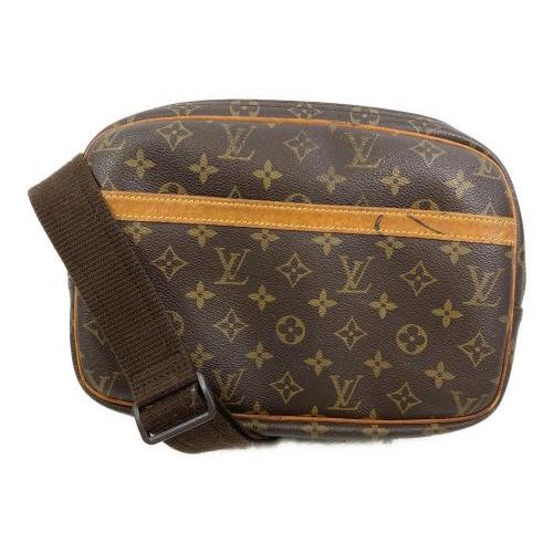 LOUIS VUITTON ショルダーバッグ モノグラム リポーター ブラウン LOUIS VUITTON ルイ ヴィトン ショルダーバッグ モノグラム