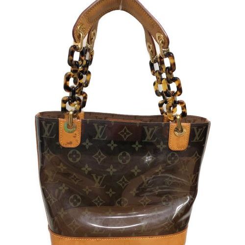 中古・古着通販】LOUIS VUITTON (ルイ ヴィトン) ビニールトートバッグ/カバ アンブルPM ブラウン｜ブランド・古着通販  トレファク公式【TREFAC FASHION】スマホサイト