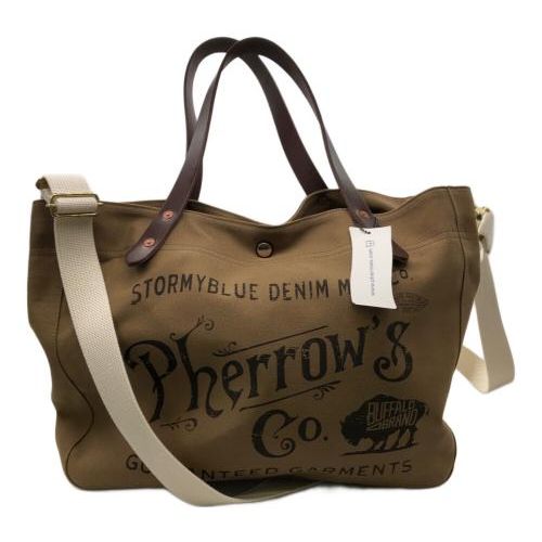 Pherrow's トートバッグ カーキ 中古・古着通販】Pherrow's