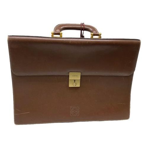 【未使用】LOEWE ブラウン ケース 中古・古着通販】LOEWE (ロエベ) ビジネスバッグ ブラウン｜ブランド