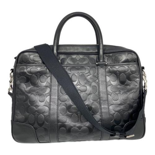 中古・古着通販】COACH (コーチ) ビジネスバッグ ブラック｜ブランド