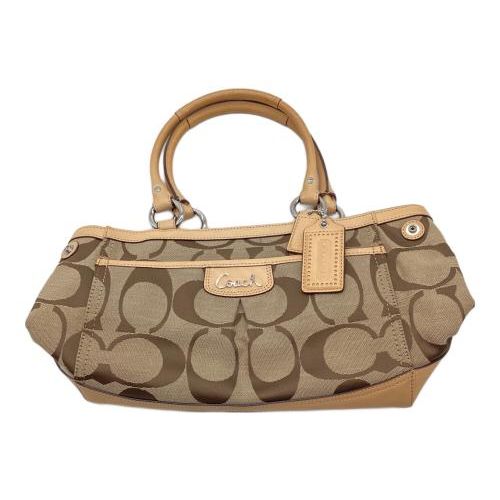 中古・古着通販】COACH (コーチ) ハンドバッグ ベージュ｜ブランド