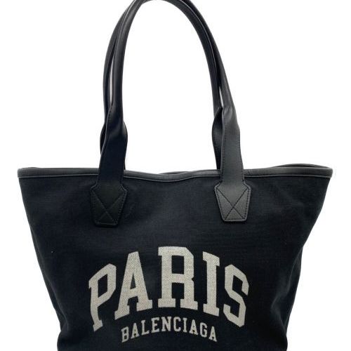 【中古・古着通販】BALENCIAGA (バレンシアガ) CITES PARIS JUMBO/トートバッグ ブラック｜ブランド・古着通販  トレファク公式【TREFAC FASHION】スマホサイト