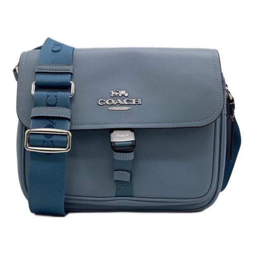 中古・古着通販】COACH (コーチ) ペース メッセンジャー バッグ ブルー