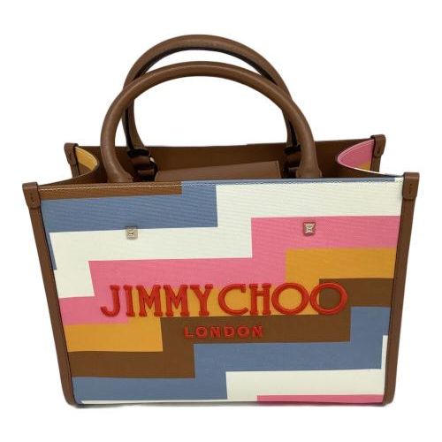 値下げ‼️JIMMY CHOO かごバッグ トートバッグ 2 way Jimmy Choo ジミーチュウ カゴバッグ 2WAY ハンドバッグ