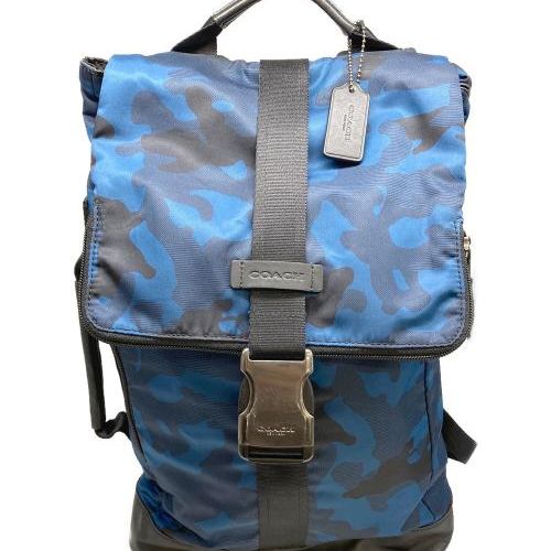 希少✨コーチ リュック リーグ イントレチャート レザー ネイビー 大容量 希少✨コーチ リュック リーグ イントレチャート レザー