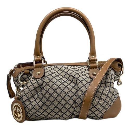 中古・古着通販】GUCCI (グッチ) ハンドバッグ ブラウン｜ブランド