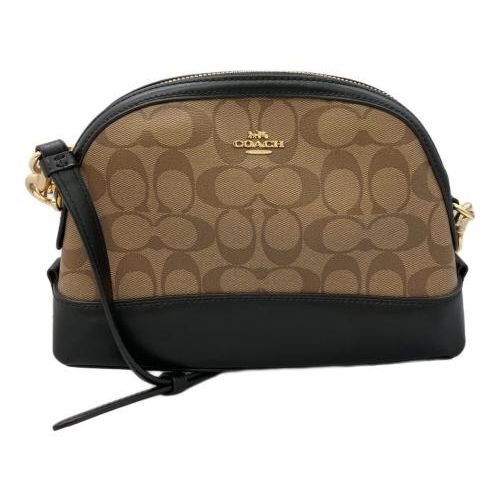 中古・古着通販】COACH (コーチ) ショルダーバッグ ベージュ×ブラック