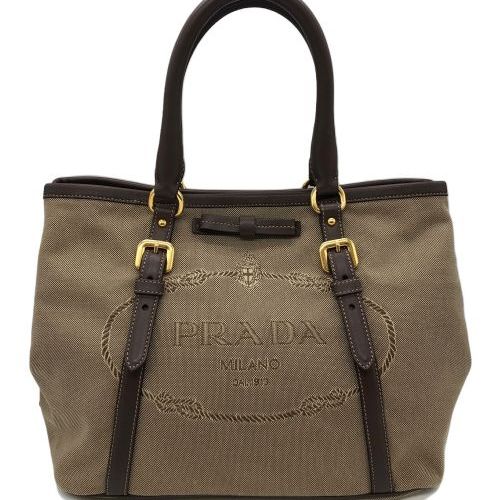 【中古・古着通販】PRADA (プラダ) ジャガードトートバッグ｜ブランド・古着通販 トレファク公式【TREFAC FASHION】スマホサイト