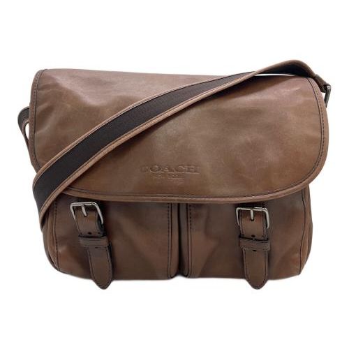 OLD COACH ブラウン メッセンジャーバッグ 中古・古着通販】COACH (コーチ) メッセンジャーバッグ ブラウン