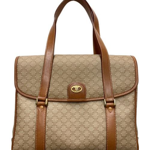中古・古着通販】CELINE (セリーヌ) マカダム柄ハンドバッグ ベージュ
