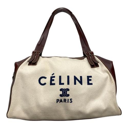 CELINE ベージュ 合成皮革 ボストンバッグ ベージュ系 CELINE(セリーヌ) ボストンバッグ(レディース