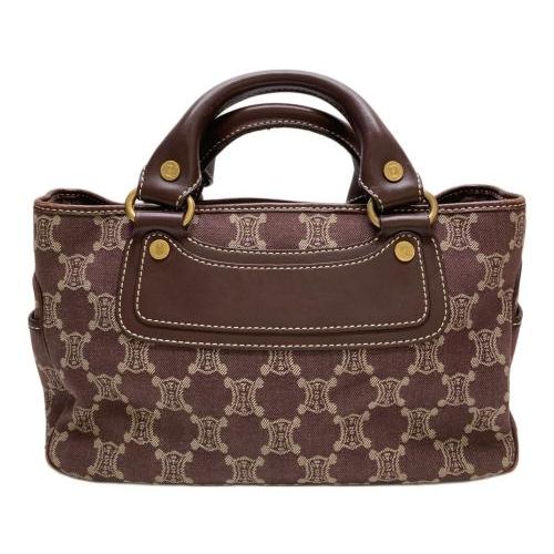 中古・古着通販】CELINE (セリーヌ) マカダム柄デニムブギーバッグ