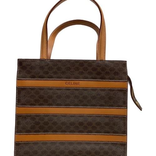 Celine ダークブラウン ハンドバッグ 中古・古着通販】CELINE (セリーヌ) ハンドバッグ ブラウン