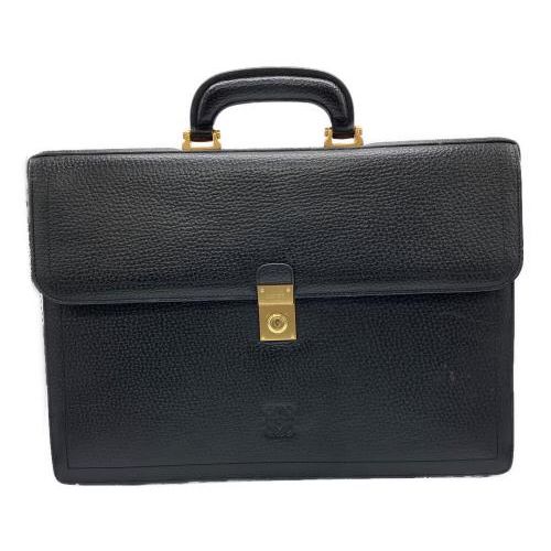 Loewe ブリーフケース 新古品 中古・古着通販】LOEWE (ロエベ) ブリーフケース ブラック｜ブランド