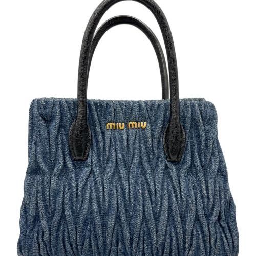 希少デニム❗️】archive miumiu メッセンジャーバッグ デニム