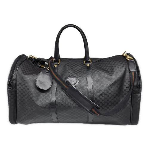 中古・古着通販】GUCCI (グッチ) ボストンバッグ ブラック｜ブランド