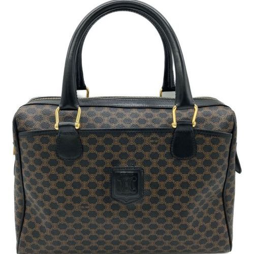 【中古・古着通販】CELINE (セリーヌ) ミニボストンバッグ ブラック×ブラウン｜ブランド・古着通販 トレファク公式【TREFAC  FASHION】スマホサイト