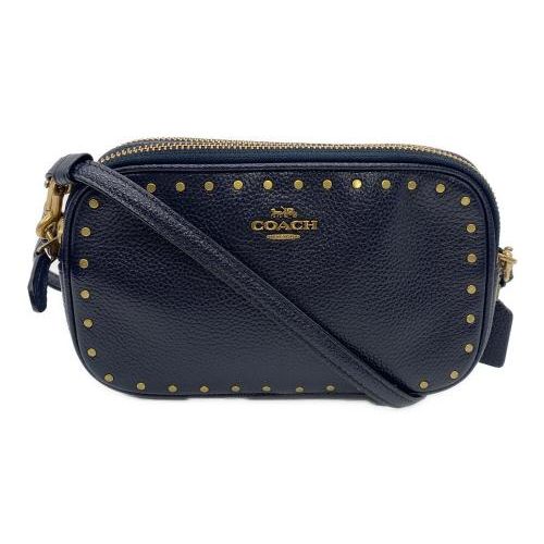 COACH ネイビー ショルダーバッグ 未使用品 中古・古着通販】COACH (コーチ) ショルダーバッグ ネイビー