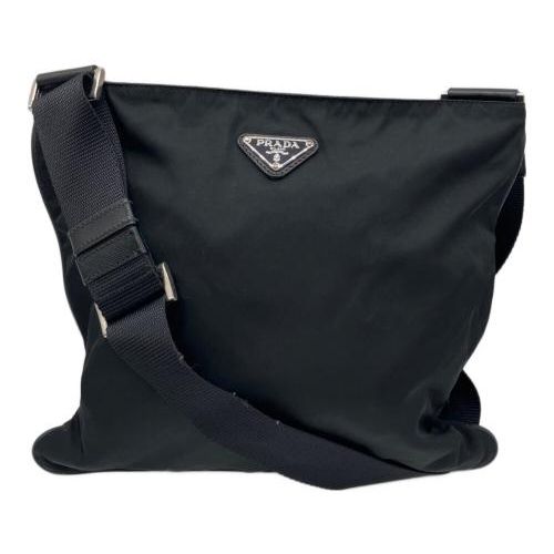 中古・古着通販】PRADA (プラダ) ナイロンショルダーバッグ ブラック