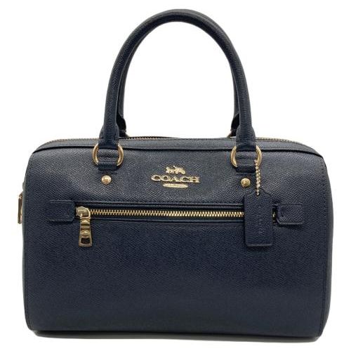 中古・古着通販】COACH (コーチ) ハンドバッグ ネイビー