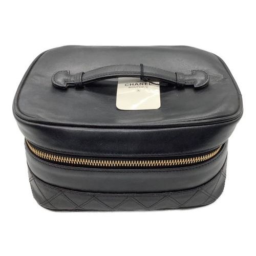 中古・古着通販】CHANEL (シャネル) バニティバッグ ブラック