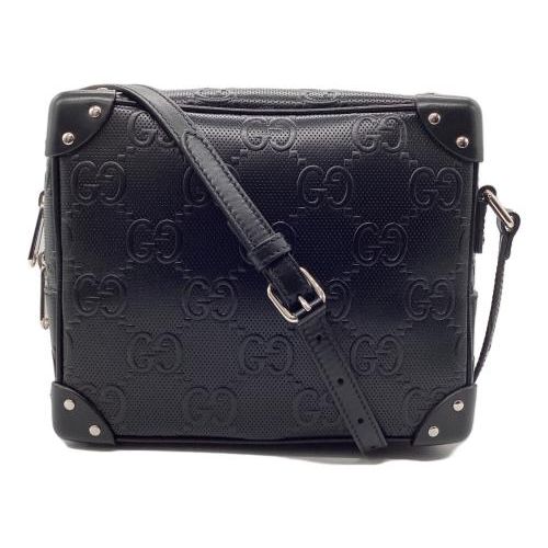 中古・古着通販】GUCCI (グッチ) ショルダーバッグ GG ブラック