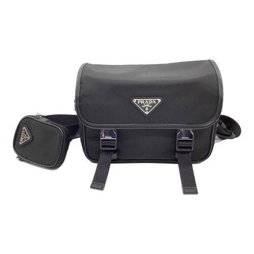 中古・古着通販】PRADA (プラダ) リナイロンショルダーバッグ ブラック