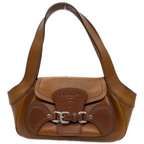 中古・古着通販】PRADA (プラダ) ショルダーバッグ ブラウン｜ブランド
