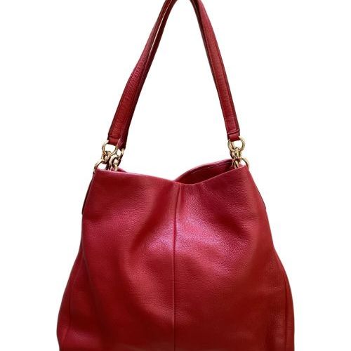 未使用　コーチ　初代かごバック　赤 COACH コーチ アウトレット ショルダーバッグ レディース レッド