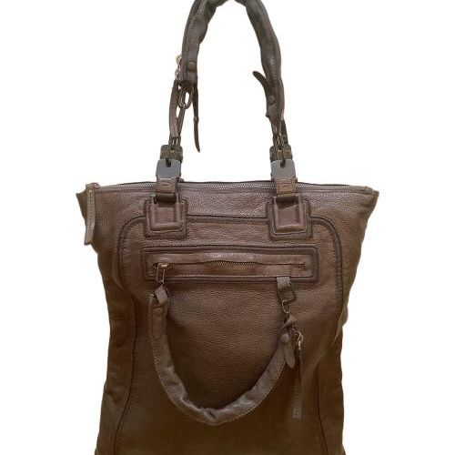 【値下OK】DIESEL トートバッグ 本革 レザーバッグ アンティーク 古着 中古・古着通販】DIESEL (ディーゼル) トートバッグ ブラウン