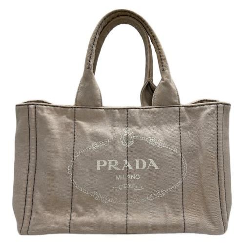 中古・古着通販】PRADA (プラダ) ハンドバッグ ベージュ｜ブランド