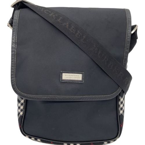 【中古・古着通販】BURBERRY BLACK LABEL (バーバリーブラックレーベル) ショルダーバッグ ブラック｜ブランド・古着通販  トレファク公式【TREFAC FASHION】スマホサイト