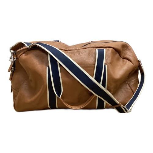 中古・古着通販】COACH (コーチ) ボストンバッグ ブラウン×ネイビー