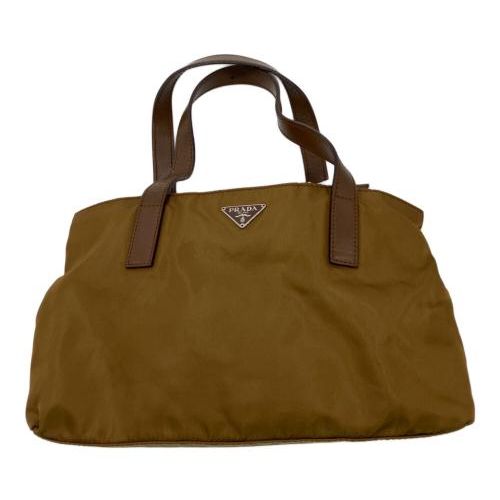 PRADA プラダ テスート ナイロン ハンドバッグ 茶色 中古・古着通販】PRADA (プラダ) ナイロンハンドバッグ ブラウン