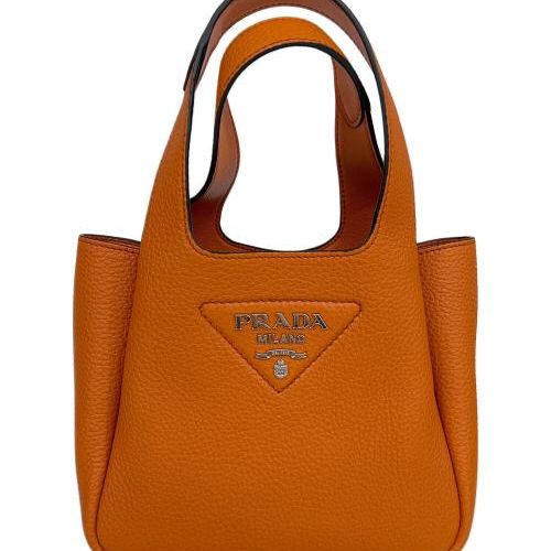 中古・古着通販】PRADA (プラダ) ハンドバッグ オレンジ｜ブランド