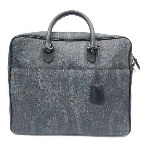 中古・古着通販】ETRO (エトロ) ブリーフケース ネイビー