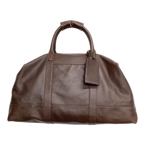 【未使用に近い】COACH ボストンバッグ 大容量 ナイロン×レザー ブラウン 中古・古着通販】COACH (コーチ) ボストンバッグ ブラウン｜ブランド