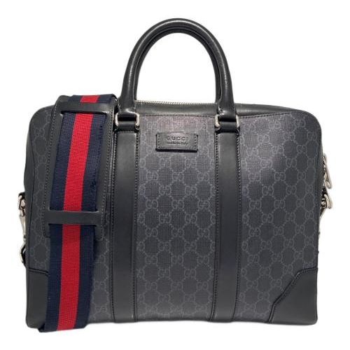 中古・古着通販】GUCCI (グッチ) GGスプリーム ブリーフケース