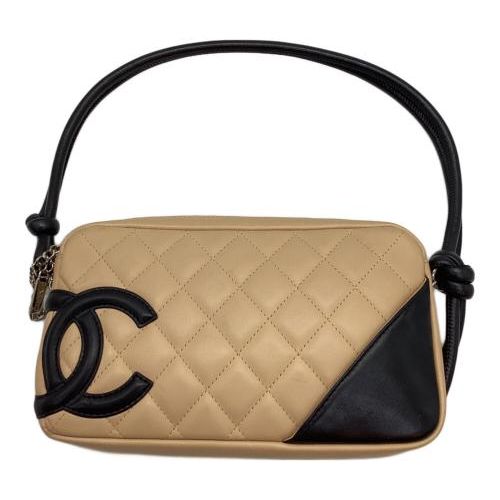 中古・古着通販】CHANEL (シャネル) ショルダーポーチ ベージュ