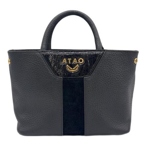 ATAO アタオ ハンドバッグ レディース 【古着】【中古】 中古・古着通販】ATAO (アタオ) ハンドバッグ ブラック｜ブランド