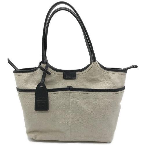 ゲンテン genten トートバッグ キャンバス×レザー レッド×ダークブラウン バッグ ◇ genten ゲンテン トートバッグ キャンバス×レザー オフホワイト ◇