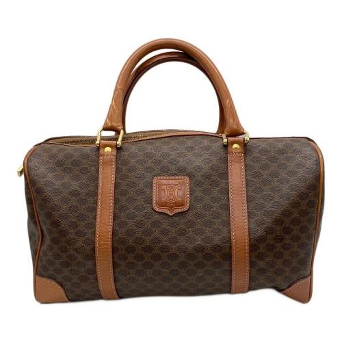 90s CELINE セリーヌ ホースキャリッジ ハンドバッグ ボストン 茶色