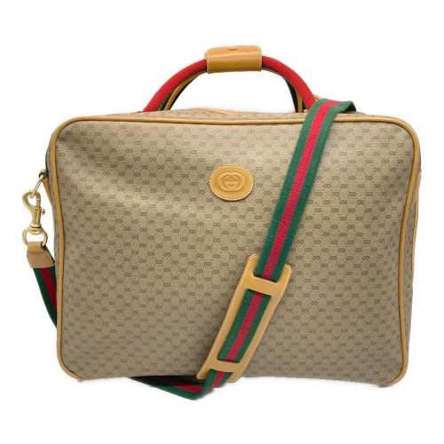 中古・古着通販】GUCCI (グッチ) オールド2WAYボストンバッグ ブラウン