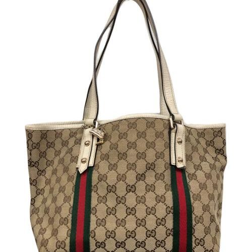 【お値打ち】　GUCCI グッチ　シェリーライン　バッグ　ホワイト　ベージュ 楽天市場】【バッグ】GUCCI グッチ GGキャンバス シェリーライン