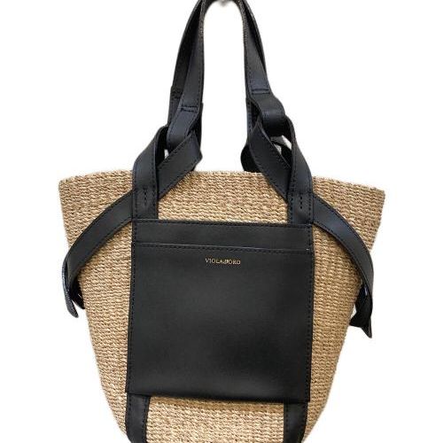 中古・古着通販】VIOLAd'ORO (ヴィオラドーロ) レザーポケットトート