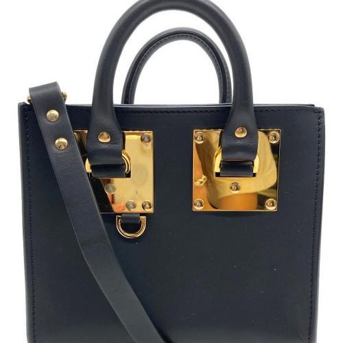 【SOPHIE HULME 】ソフィーヒュルム　バッグ黒 中古・古着通販】sophie hulme (ソフィーヒュルム) 2WAYバッグ