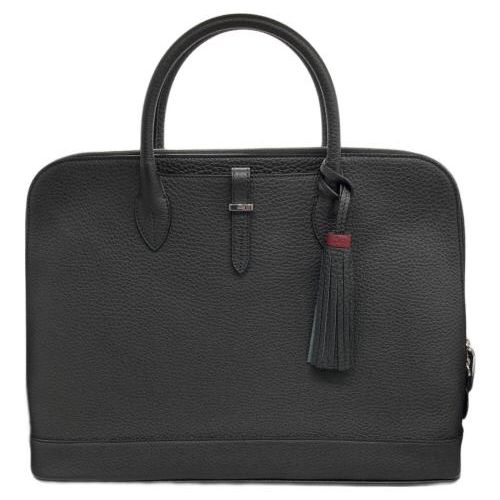 【未使用】 Acate ブリーフバッグ 中古・古着通販】ACATE (アカーテ) タッセルブリーフケース ブラック