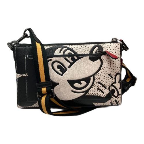 【中古・古着通販】COACH (コーチ) DISNEY (ディズニー) Keith Haring (キースヘリング) ショルダーバッグ  ブラック｜ブランド・古着通販 トレファク公式【TREFAC FASHION】スマホサイト