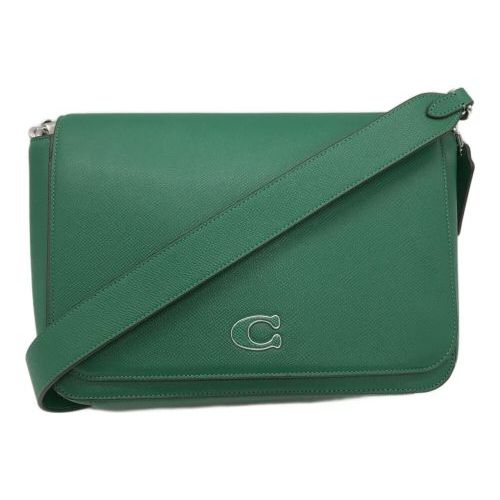 中古・古着通販】COACH (コーチ) メッセンジャーバッグ グリーン